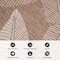 World Rug Gallery Distressed Palm Leaves Textured Flat Weave Indoor/Outdoor Area Rug 2' x 3' Brown 114BROWN2X3 - alternate 7